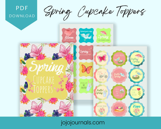Cupcake Toppers- Spring - Fiesta By JoJo Journals