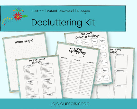 Decluttering Kit - Fiesta By JoJo Journals