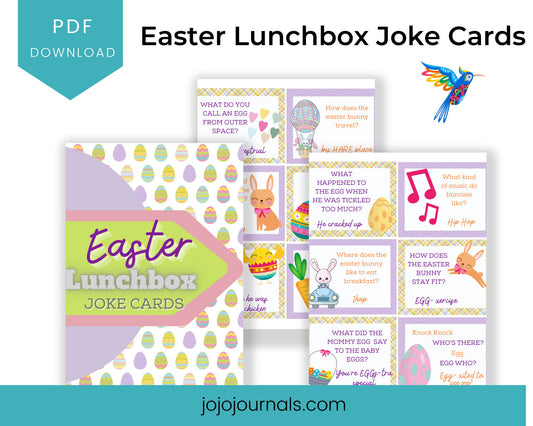 Easter Lunchbox Joke Cards - Fiesta By JoJo Journals