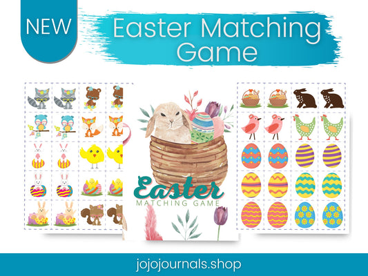 Easter Matching Game - Fiesta By JoJo Journals