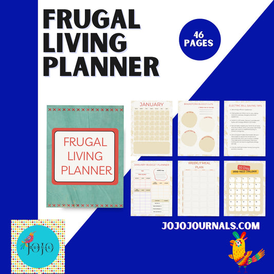 Frugal Living Planner - Fiesta By JoJo Journals