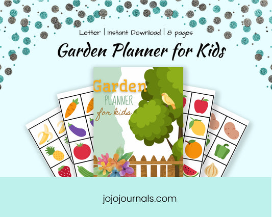Garden Planner for Kids - Fiesta By JoJo Journals