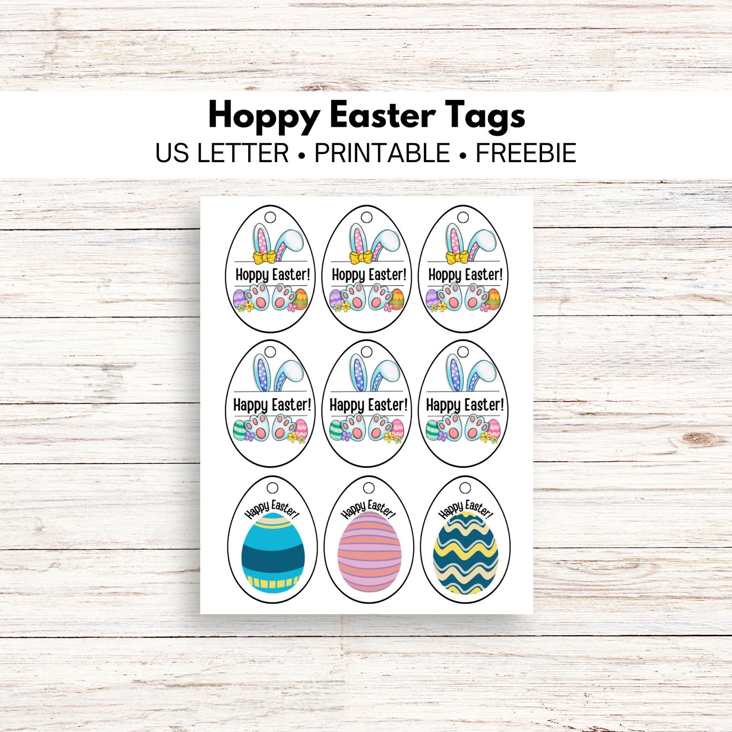Hoppy Easter Tags - Fiesta By JoJo Journals