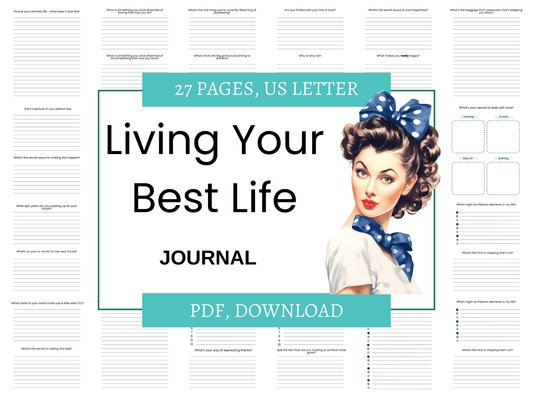 Living Your Best Life Journal - Fiesta By JoJo Journals