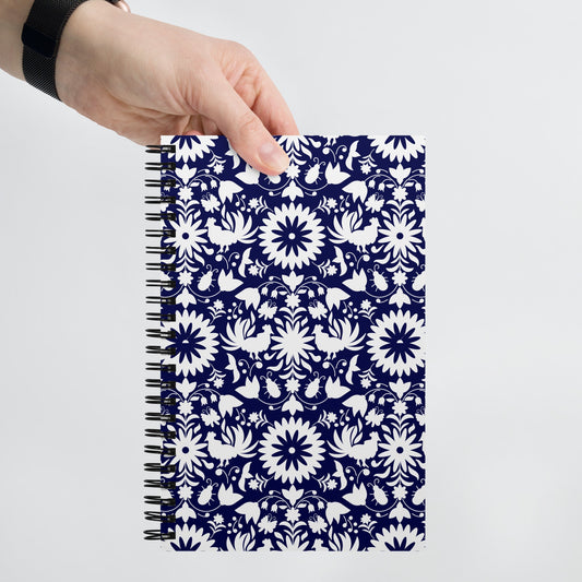 Spiral notebook- Blue Otomi - Fiesta By JoJo Journals