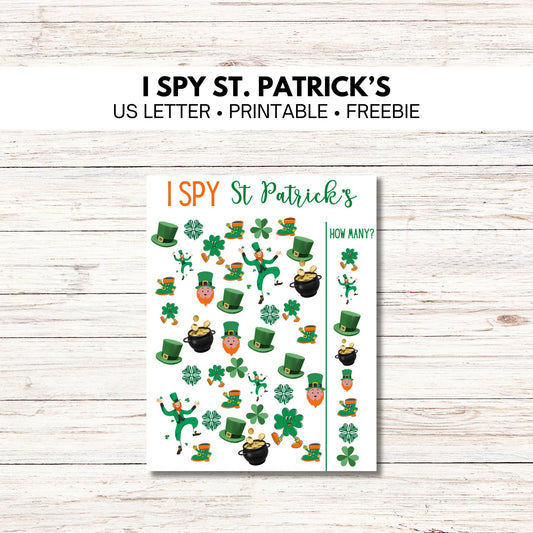 St. Patrick’s Day - I Spy - Fiesta By JoJo Journals