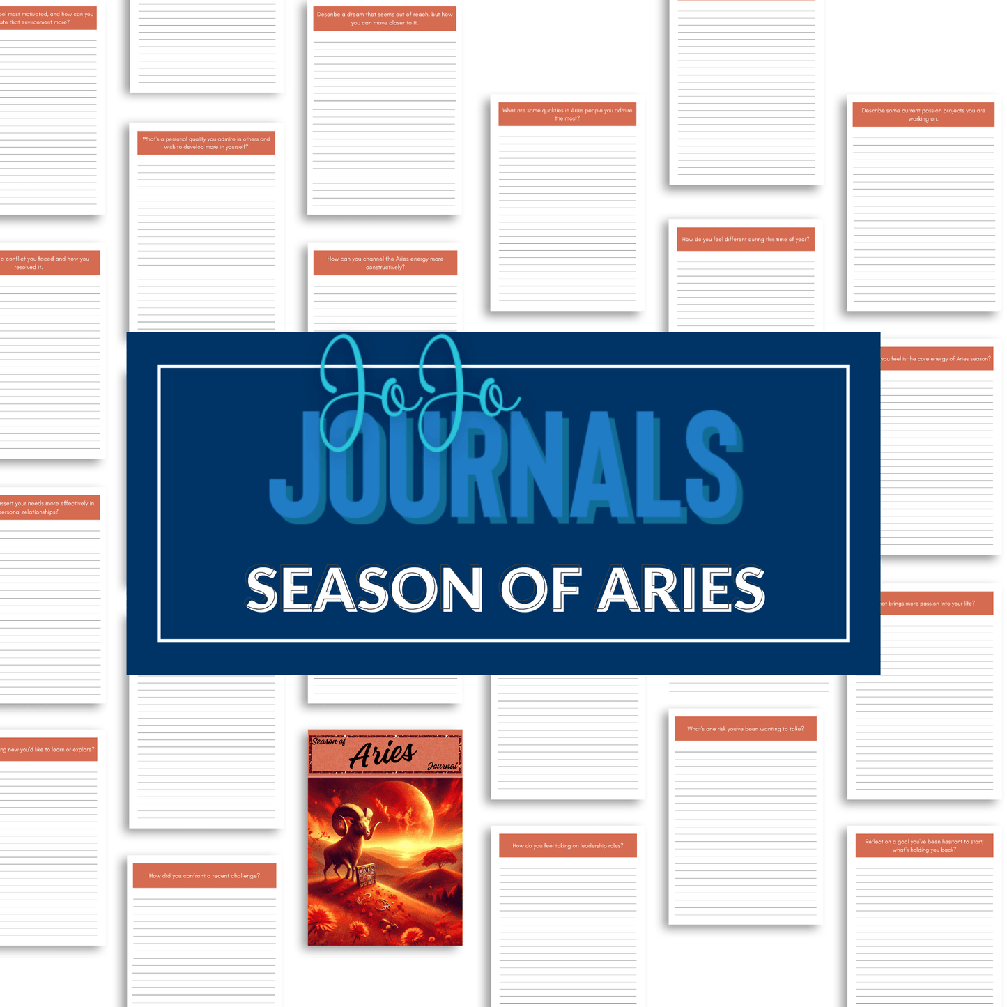 Zodiac Journal- Season of Aries - Fiesta By JoJo Journals