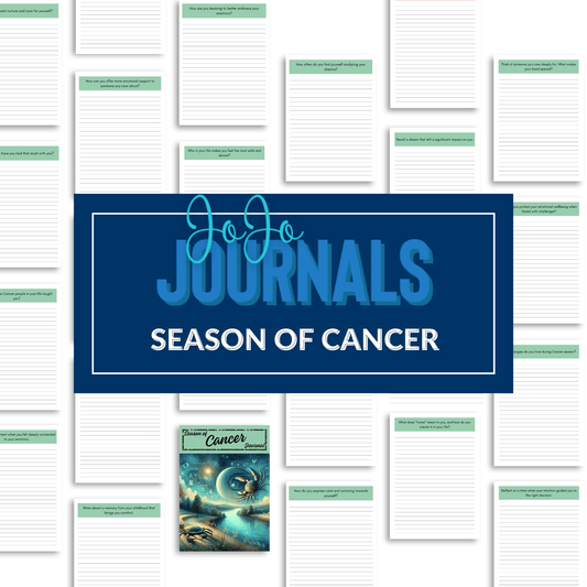 Zodiac Journal- Season of Cancer - Fiesta By JoJo Journals