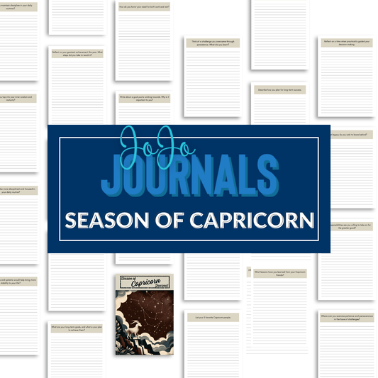 Zodiac Journal- Season of Capricorn - Fiesta By JoJo Journals