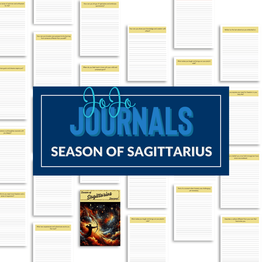 Zodiac Journal- Season of Sagittarius - Fiesta By JoJo Journals
