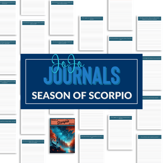Zodiac Journal- Season of Scorpio - Fiesta By JoJo Journals