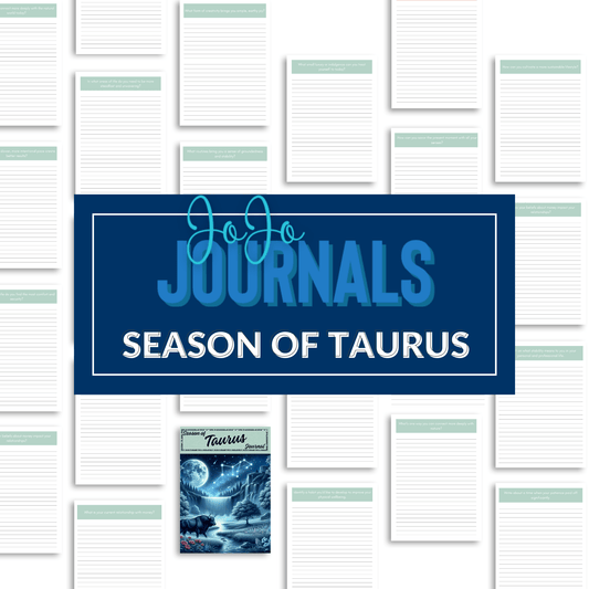 Zodiac Journal- Season of Taurus - Fiesta By JoJo Journals