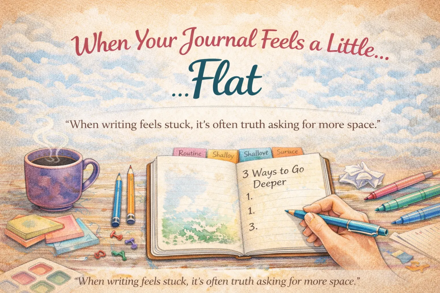 When Your Journal Feels a Little… Flat