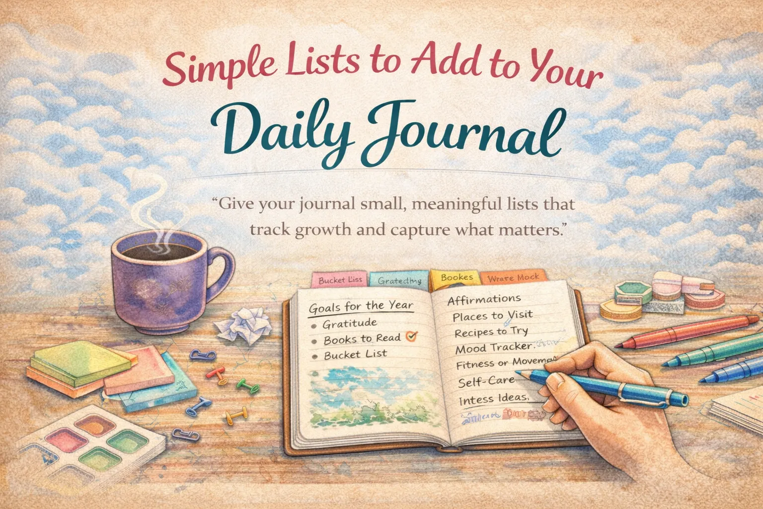 Simple Lists to Add to Your Daily Journal