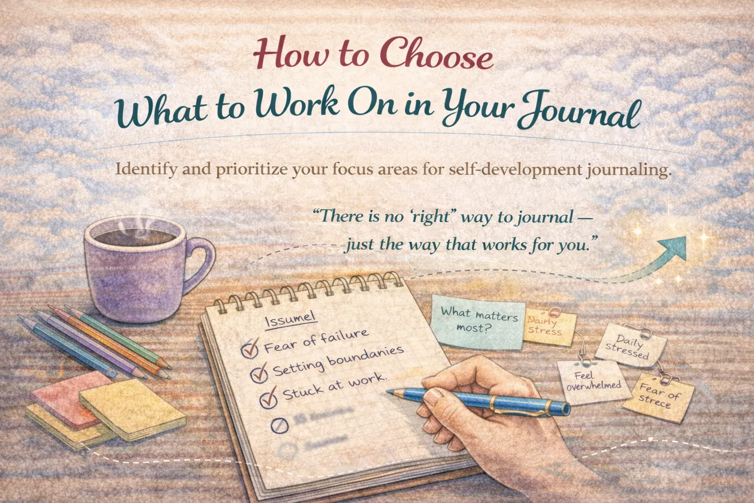 How to Choose What to Work On in Your Journal
