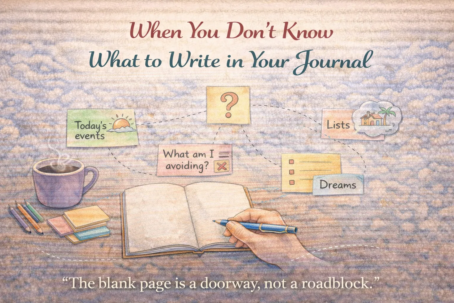 When You Don’t Know What to Write in Your Journal