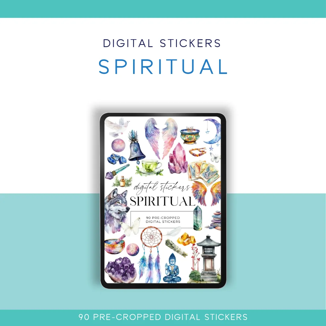 Spiritual Digital Sticker Pack (90)