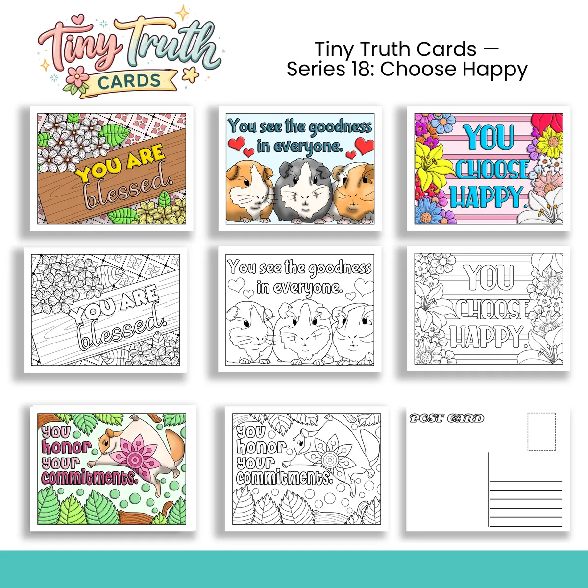 Tiny Truth Cards — Series 18: Choose Happy