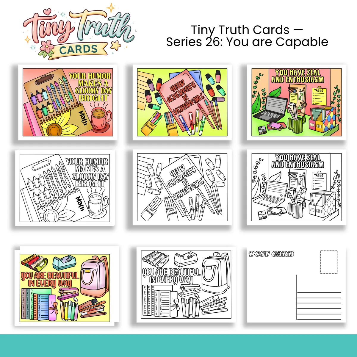 Tiny Truth Cards — Series 26: You Are Capable