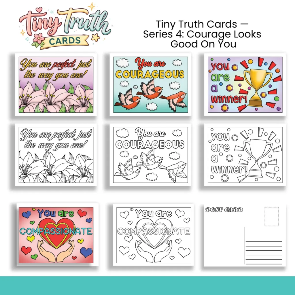 Tiny Truth Cards — Series 4: Courage Looks Good on You