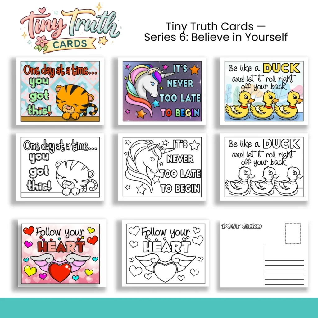 Tiny Truth Cards — Series 6: Believe in Yourself