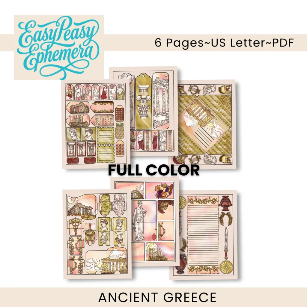 EasyPeasy Ephemera: Ancient Greece